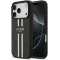 Guess 4G Printed Stripes Hard Case Back Cover hoesje met MagSafe voor Apple iPhone 17 Pro - Zwart