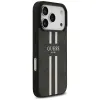 Guess 4G Printed Stripes Hard Case Back Cover hoesje met MagSafe voor Apple iPhone 17 Pro - Zwart 1