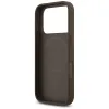 Guess 4G Printed Stripes Hard Case Back Cover hoesje met MagSafe voor Apple iPhone 17 Pro - Bruin 5