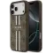 Guess 4G Printed Stripes Hard Case Back Cover hoesje met MagSafe voor Apple iPhone 17 Pro Max - Bruin