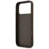 Guess 4G Printed Stripes Hard Case Back Cover hoesje met MagSafe voor Apple iPhone 17 Pro Max - Bruin 4