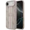 Guess 4G Printed Stripes Hard Case Back Cover hoesje met MagSafe voor Apple iPhone Air - Roze
