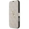 Guess 4G Big Metal Logo Book Wallet Case hoesje voor Apple iPhone 17 Pro Max - Roze 4