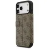 Guess 4G Big Metal Logo Book Wallet Case hoesje voor Apple iPhone 17 Pro Max - Bruin 5