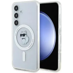Karl Lagerfeld IML Choupette Back Cover hoesje met MagSafe voor Samsung Galaxy S24 - Transparant