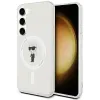 Karl Lagerfeld IML Ikonik Back Cover hoesje met MagSafe voor Samsung Galaxy S24 - Transparant