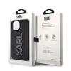 Karl Lagerfeld 3D Rubber Glitter Logo Back Cover hoesje voor Apple iPhone 15 Plus/14 Plus - Zwart 7
