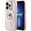 Karl Lagerfeld IML Choupette Back Cover hoesje met MagSafe voor Apple iPhone 15 Pro - Roze