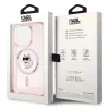 Karl Lagerfeld IML Choupette Back Cover hoesje met MagSafe voor Apple iPhone 15 Pro - Roze 8