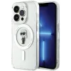 Karl Lagerfeld IML Ikonik Back Cover hoesje met MagSafe voor Apple iPhone 15 Pro - Transparant