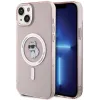 Karl Lagerfeld IML Choupette Back Cover hoesje met MagSafe voor Apple iPhone 15 Plus/14 Plus - Roze