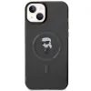 Karl Lagerfeld IML Ikonik Back Cover hoesje met MagSafe voor Apple iPhone 15 Plus/14 Plus - Zwart 3