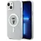 Karl Lagerfeld IML Ikonik Back Cover hoesje met MagSafe voor Apple iPhone 15 Plus/14 Plus - Transparant