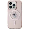 Karl Lagerfeld IML Choupette Back Cover hoesje met MagSafe voor Apple iPhone 15 Pro Max - Roze 3