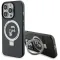 Karl Lagerfeld Ring Stand Karl & Choupette Hard Case Back Cover hoesje met MagSafe voor Apple iPhone 15 Pro - Zwart