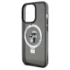 Karl Lagerfeld Ring Stand Karl & Choupette Hard Case Back Cover hoesje met MagSafe voor Apple iPhone 14 Pro - Zwart 6