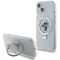 Karl Lagerfeld Ring Stand Karl & Choupette Hard Case Back Cover hoesje met MagSafe voor Apple iPhone 14 - Wit
