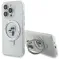 Karl Lagerfeld Ring Stand Karl & Choupette Hard Case Back Cover hoesje met MagSafe voor Apple iPhone 14 Pro Max - Wit
