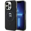 Karl Lagerfeld IML Ikonik Back Cover hoesje met MagSafe voor Apple iPhone 14 Pro - Zwart