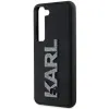 Karl Lagerfeld 3D Rubber Glitter Logo Back Cover hoesje voor Samsung Galaxy S23 - Zwart 5