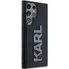 Karl Lagerfeld 3D Rubber Glitter Logo Back Cover hoesje voor Samsung Galaxy S24 Ultra - Zwart 2