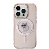 Karl Lagerfeld IML Choupette Back Cover hoesje met MagSafe voor Apple iPhone 14 Pro - Roze 3