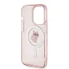 Karl Lagerfeld IML Choupette Back Cover hoesje met MagSafe voor Apple iPhone 14 Pro - Roze 7