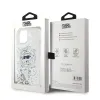 Karl Lagerfeld Liquid Glitter Choupette Head Back Cover hoesje met MagSafe voor Apple iPhone 15 Plus/14 Plus - Transparant 7
