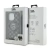 Karl Lagerfeld IML Crossbody Monogram Karl & Choupette Head Back Cover hoesje met MagSafe voor Apple iPhone 15 Pro - Zwart 7