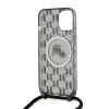 Karl Lagerfeld IML Crossbody Monogram Karl & Choupette Head Back Cover hoesje met MagSafe voor Apple iPhone 15/14 - Zwart 6