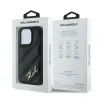 Karl Lagerfeld Diagonal Quilted Script Back Cover hoesje voor Apple iPhone 14 Pro - Zwart 8