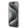 Karl Lagerfeld Diagonal Quilted Script Back Cover hoesje voor Apple iPhone 14 - Roze 5