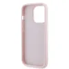 Karl Lagerfeld Diagonal Quilted Script Back Cover hoesje voor Apple iPhone 14 Pro Max - Roze 7