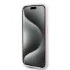 Karl Lagerfeld Diagonal Quilted Script Back Cover hoesje voor Apple iPhone 15 Pro - Roze 5