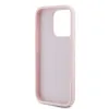 Karl Lagerfeld Diagonal Quilted Script Back Cover hoesje voor Apple iPhone 15 Pro - Roze 7