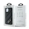 Karl Lagerfeld Diagonal Quilted Script Back Cover hoesje voor Apple iPhone 15 Plus/14 Plus - Zwart 8