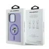 Karl Lagerfeld Silicone Karl & Choupette Heads Ring Back Cover hoesje met MagSafe voor Apple iPhone 14 Pro Max - Paars 8