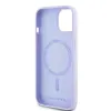 Karl Lagerfeld Silicone Karl & Choupette Heads Ring Back Cover hoesje met MagSafe voor Apple iPhone 15 - Paars 7