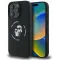 Karl Lagerfeld Silicone Karl & Choupette Heads Ring Back Cover hoesje met MagSafe voor Apple iPhone 16 Pro - Zwart