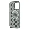 Karl Lagerfeld IML Monogram Karl & Choupette Head Back Cover hoesje met MagSafe voor Apple iPhone 15 Pro - Zwart 7