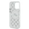 Karl Lagerfeld IML Monogram Karl & Choupette Head Back Cover hoesje met MagSafe voor Apple iPhone 15 Pro - Transparant 7