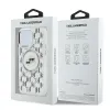 Karl Lagerfeld IML Monogram Karl & Choupette Head Back Cover hoesje met MagSafe voor Apple iPhone 15 Pro - Transparant 8