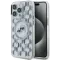 Karl Lagerfeld IML Monogram Karl & Choupette Head Back Cover hoesje met MagSafe voor Apple iPhone 15 Pro Max - Transparant