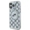 Karl Lagerfeld IML Monogram Karl & Choupette Head Back Cover hoesje met MagSafe voor Apple iPhone 15 Pro Max - Transparant 2