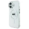 Karl Lagerfeld IML Metal Karl Head Back Cover hoesje met MagSafe voor Apple iPhone 16 Plus - Wit 2