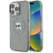 Karl Lagerfeld IML Metal Karl Head Back Cover hoesje met MagSafe voor Apple iPhone 16 Pro - Zwart