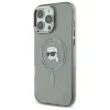 Karl Lagerfeld IML Metal Karl Head Back Cover hoesje met MagSafe voor Apple iPhone 16 Pro - Zwart 2