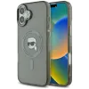 Karl Lagerfeld IML Metal Karl Head Back Cover hoesje met MagSafe voor Apple iPhone 16 Plus - Zwart