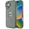 Karl Lagerfeld IML Metal Karl Head Back Cover hoesje met MagSafe voor Apple iPhone 16 Plus - Zwart