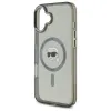 Karl Lagerfeld IML Metal Karl Head Back Cover hoesje met MagSafe voor Apple iPhone 16 - Zwart 6
